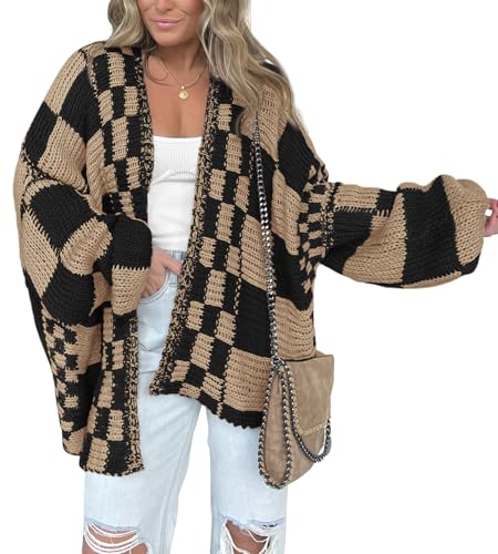 BTFBM Casual Cardigan Sweater for Women Fall 2026 Long Sleeve Sweaters